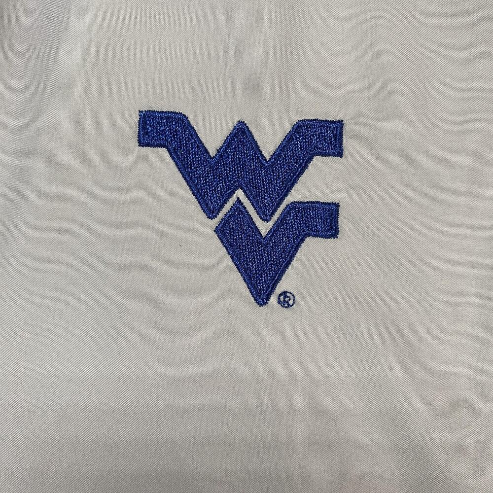 Cutter & Buck West Virginia Mountaineers WVU Mens XL Gray Quarter 1/4 Zip NWT - Picture 3 of 10